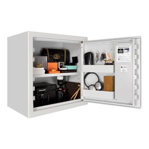 Säkerhetsskåp SP33 Mini med ett hyllplan. SSF3492