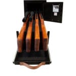 Vapenställ för liggande bössor med plats för 4 gevär