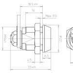 ABLOY_CL104 ritning